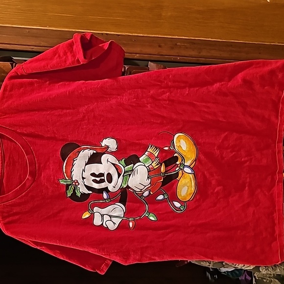 DISNEY Mickey Mouse Christmas Shirt - Picture 1 of 2